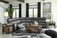 Samperstone 5-Piece Power Reclining Sectional