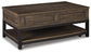 Johurst LIFT TOP COCKTAIL TABLE
