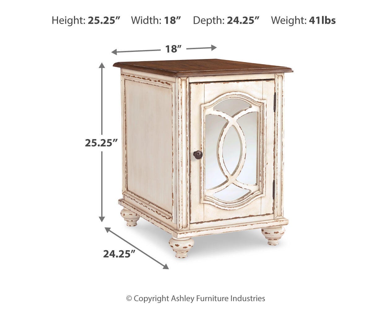 Realyn Chair Side End Table