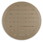 Fairen Trail Round Bar Table w/UMB OPT