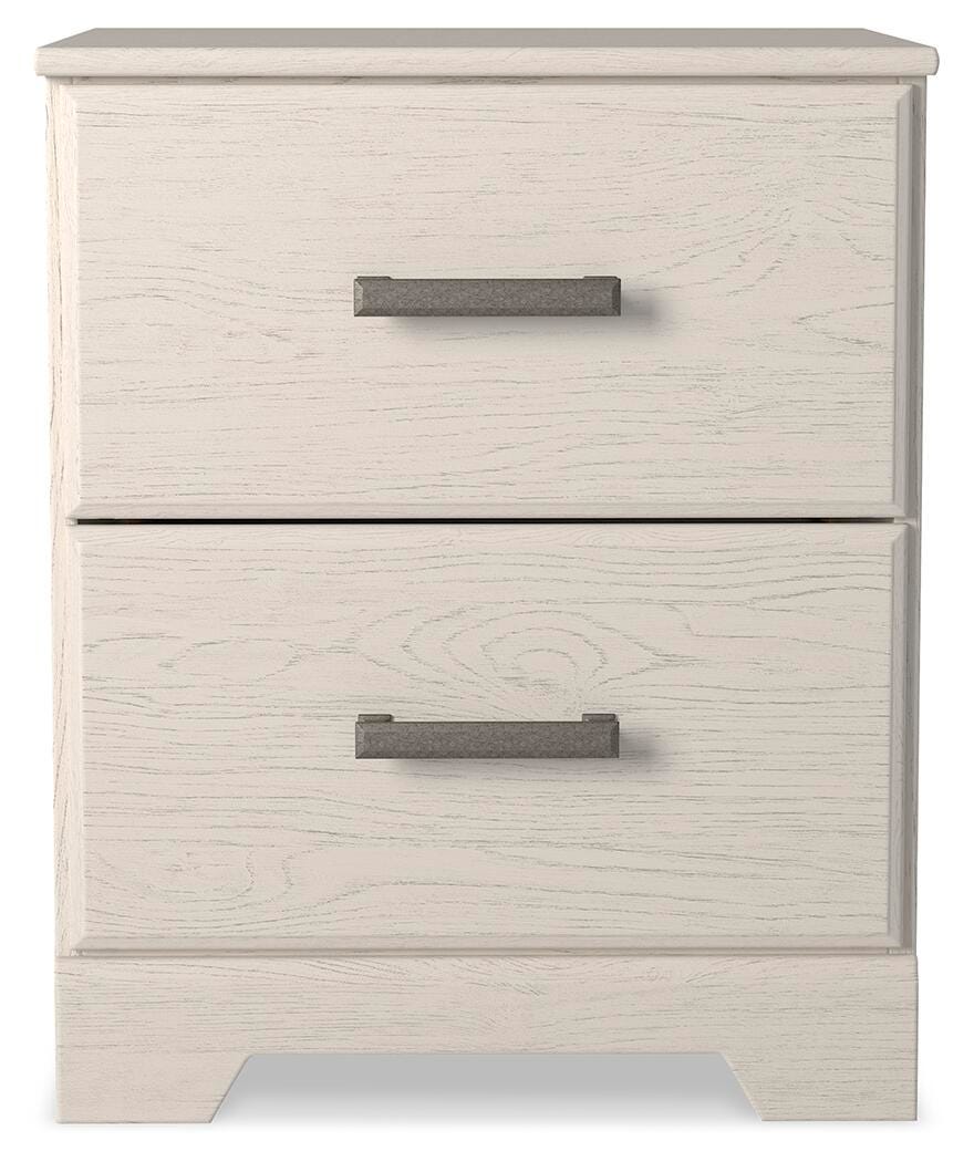 Stelsie Two Drawer Night Stand