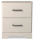 Stelsie Two Drawer Night Stand