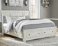 Robbinsdale Queen Sleigh Bed with Storage