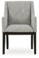 Burkhaus Dining UPH Arm Chair (2/CN)