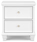Fortman Two Drawer Night Stand