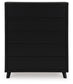Danziar Five Drawer Wide Chest