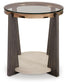 Frazwa Round End Table