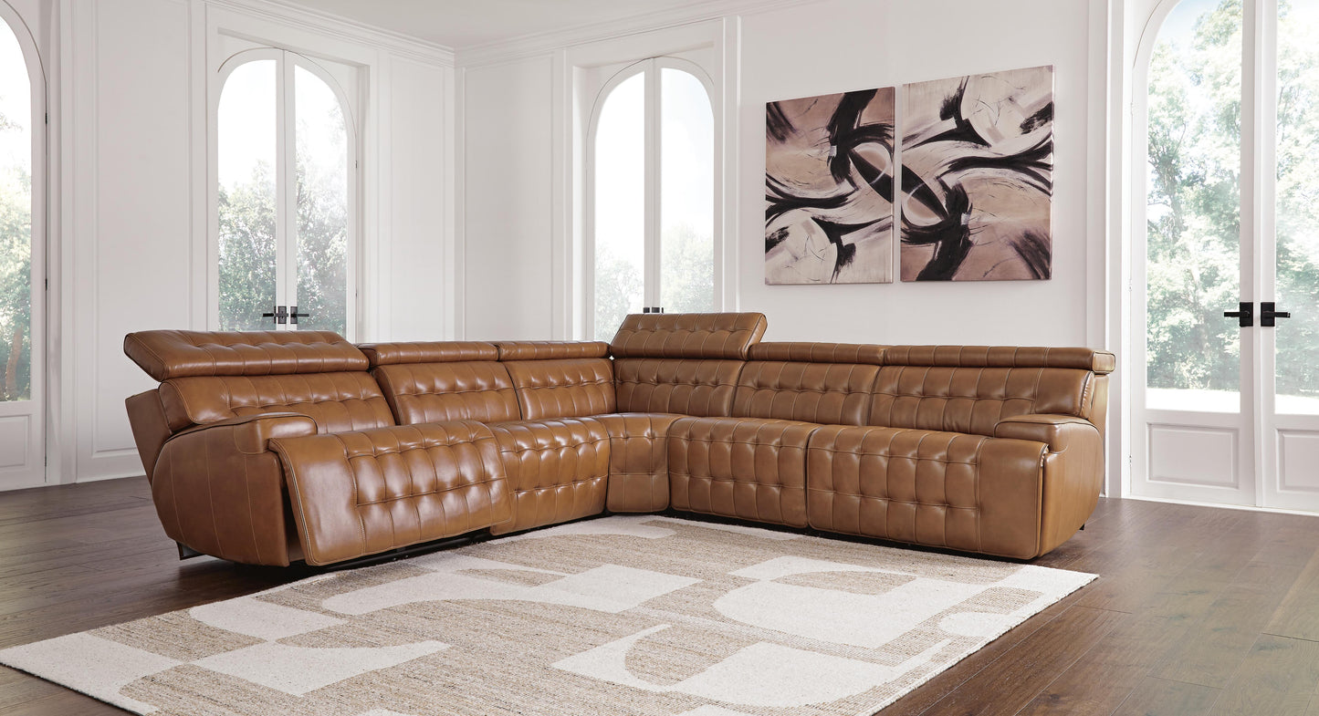 Temmpton 5-Piece Power Reclining Sectional