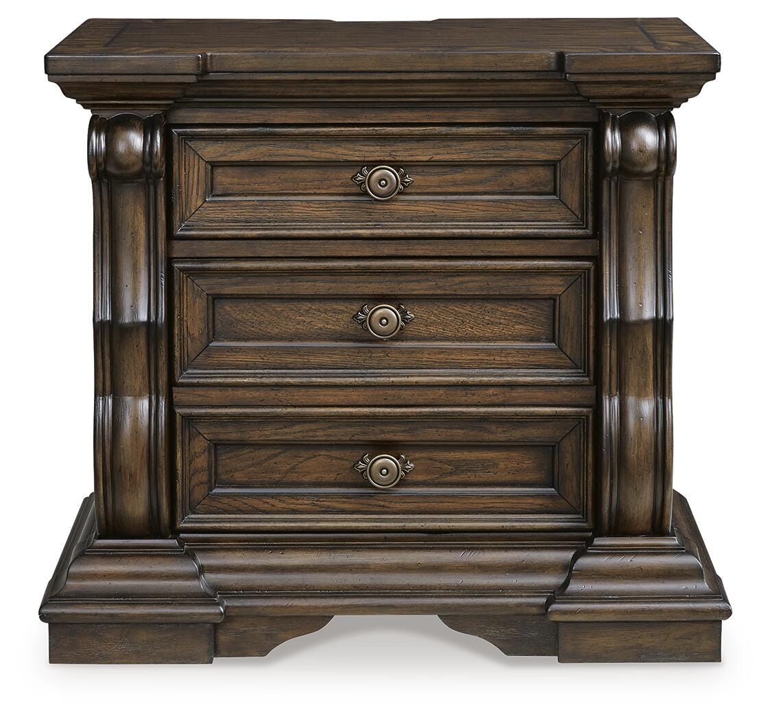 Maylee Three Drawer Night Stand