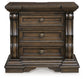 Maylee Three Drawer Night Stand
