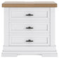 Ashbryn Three Drawer Night Stand