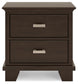 Covetown Two Drawer Night Stand