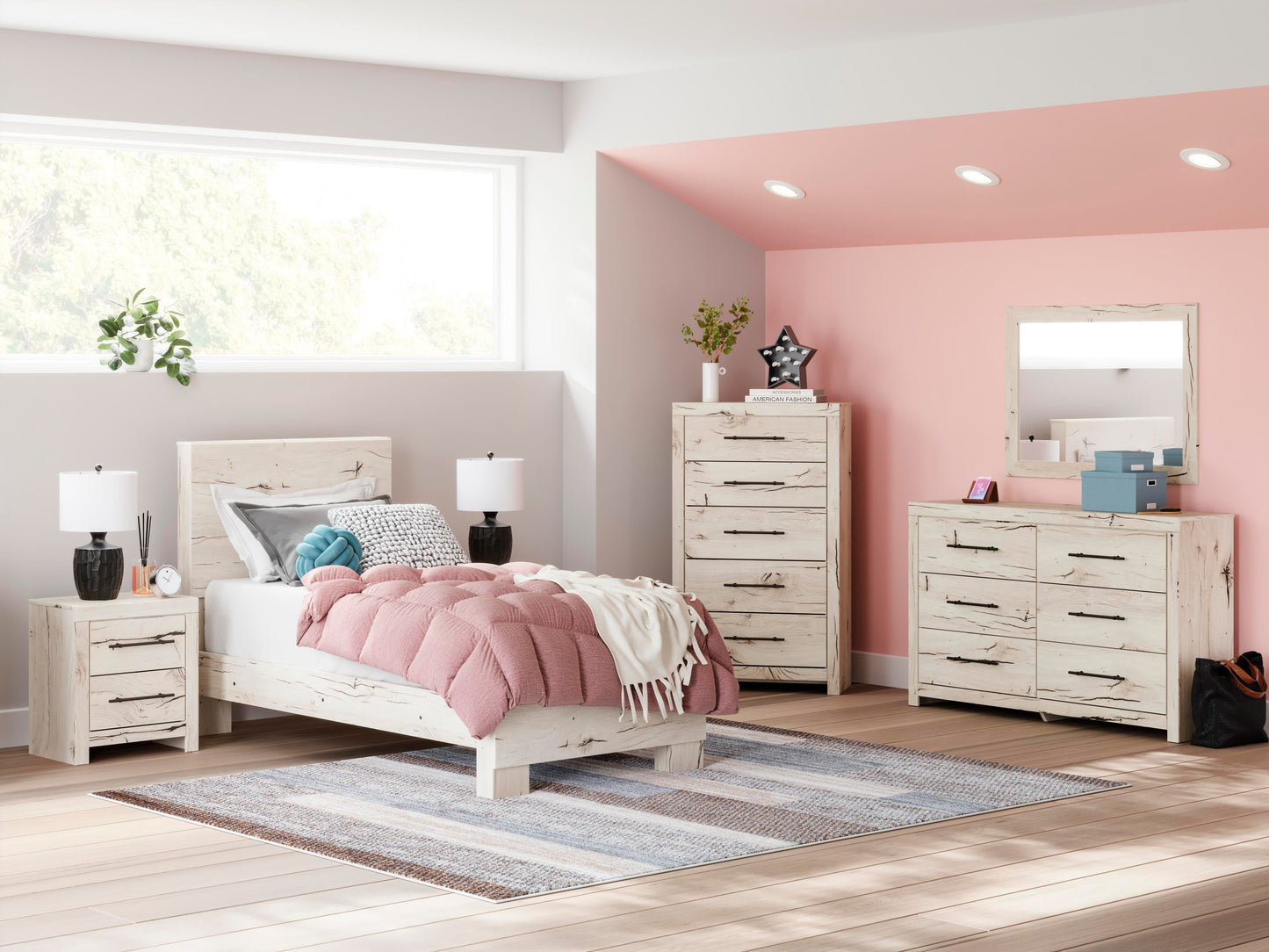 Lawroy Two Drawer Night Stand