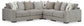 Aslan Court 5-Piece Sectional