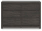 Fraluna Six Drawer Dresser
