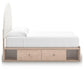 Arloster Full Upholstered Panel Bed with Storage