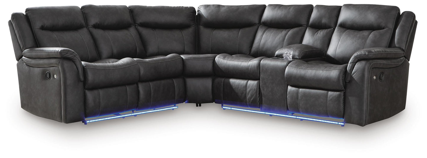 Sultan Meadow 2-Piece Reclining Sectional