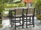 Shoreline Beach Counter Table Set (3/CN)