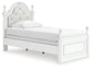 Kozlani Twin Upholstered Panel Bed