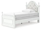 Kozlani Twin Upholstered Panel Bed
