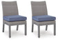 Half Moon Beach Side Chair with Cushion (2/CN)