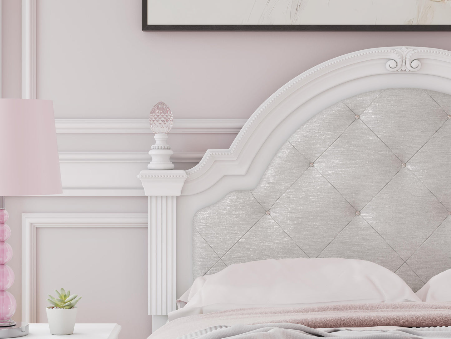 Kozlani Full Upholstered Panel Bed