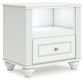 Kozlani One Drawer Night Stand