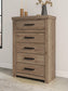 Oliandon Five Drawer Chest