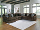 Midnight-Madness 6-Piece Sectional with Chaise