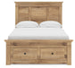 Makidern Full Panel Storage Bed