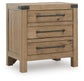 Ridgester Three Drawer Night Stand