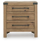 Ridgester Three Drawer Night Stand