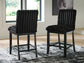 Mervannie Upholstered Barstool (2/CN)