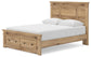 Makidern Queen Panel Storage Bed