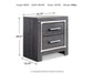 Lodanna Queen Panel Bed with Mirrored Dresser, Chest and Nightstand