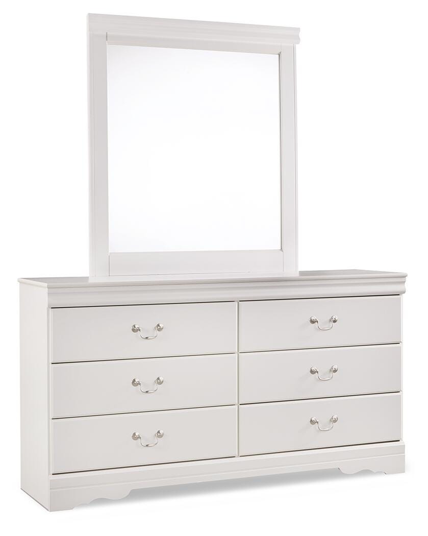 Anarasia Full Sleigh Bed, Dresser, Mirror, Chest and Nightstand