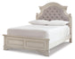 Realyn Full Panel Bed with Mirrored Dresser, Chest and Nightstand