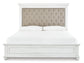 Kanwyn Queen Panel Bed with Mirrored Dresser, Chest and Nightstand