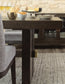 Burkhaus Dining Table and 4 Chairs