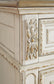 Realyn King Sleigh Bed with Mirrored Dresser, Chest and Nightstand