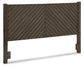 Arkenton King Panel Bed with Mirrored Dresser