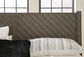 Arkenton King Panel Bed with Mirrored Dresser