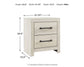 Cambeck Queen Panel Bed with Mirrored Dresser and Nightstand