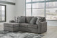 Gardiner Sofa Chaise with Ottoman