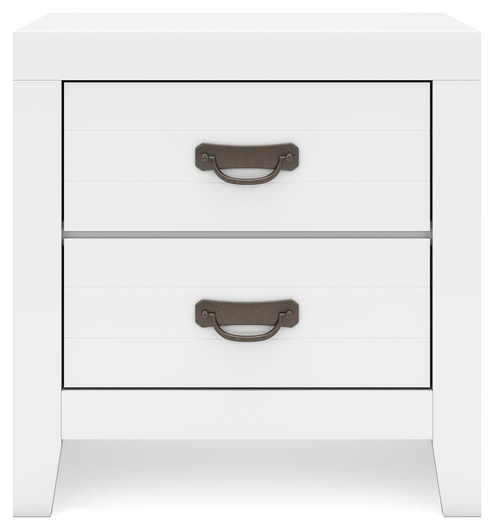 Binterglen California King Panel Bed, Dresser, Mirror, Chest and Nightstand