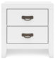 Binterglen Twin Panel Bed with Mirrored Dresser and Nightstand