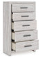 Cayboni Full Panel Bed, Dresser, Mirror, Chest and Nightstand