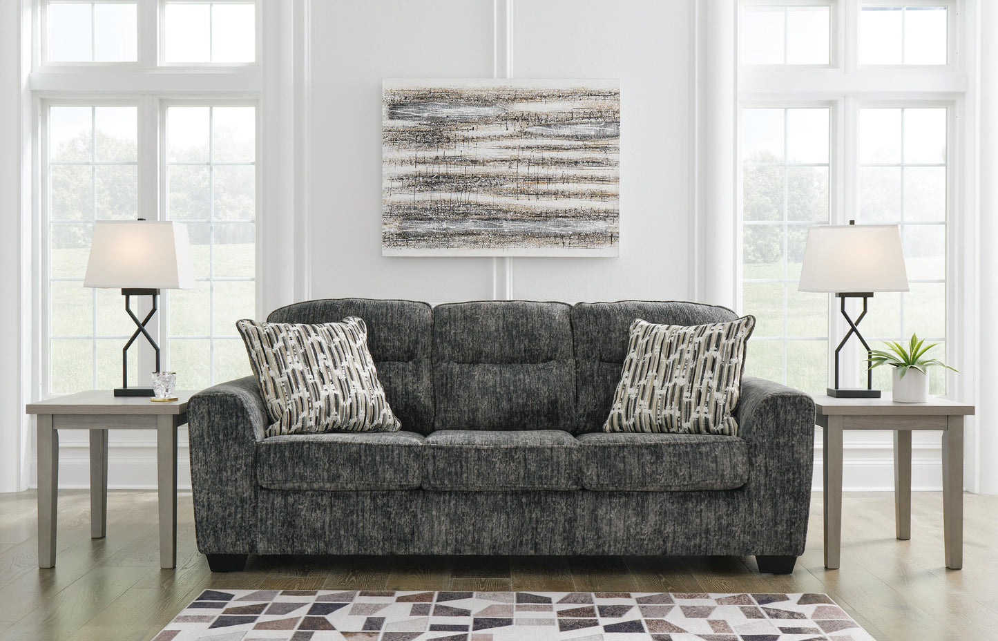 Lonoke Sofa, Loveseat, Chair and Ottoman