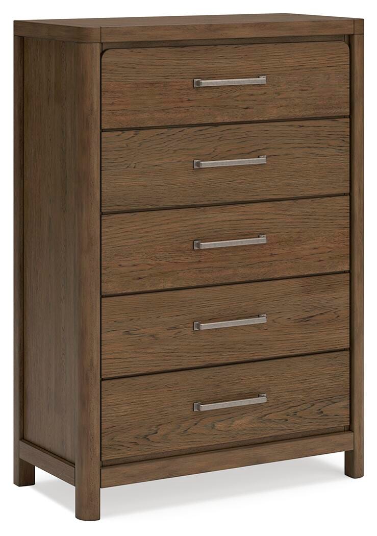 Cabalynn King Panel Bed with Storage with Mirrored Dresser, Chest and Nightstand