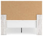 Cayboni Queen Panel Bed with Mirrored Dresser and Nightstand